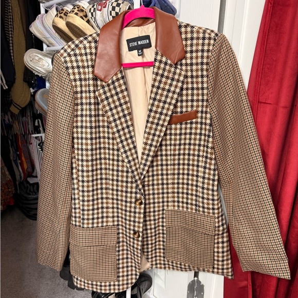 Steve Madden Jackets & Blazers - Steve Madden Mixed Pattern Blazer